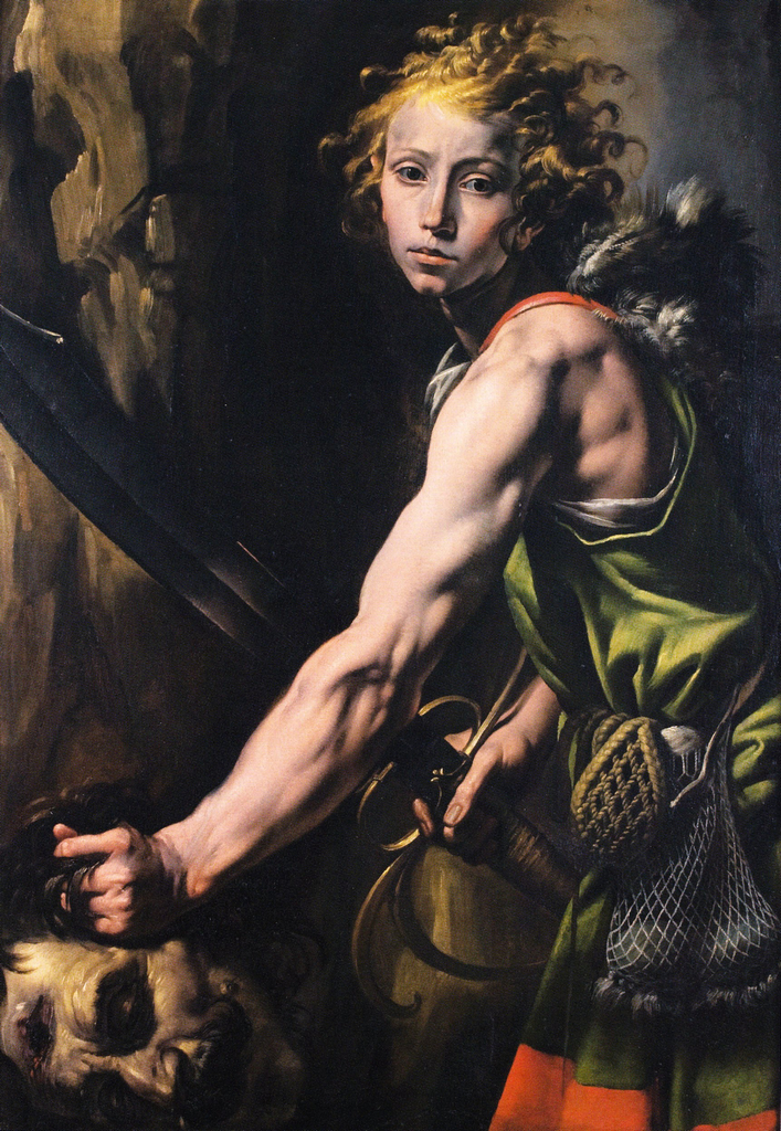 Tanzio da Varallo, David (1623-1625 circa; olio su tela, 120 x 90 cm; Varallo, Pinacoteca Civica)
