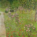 Gustav Klimt, la sua passione per le rose e il giardino della sua villa a Vienna