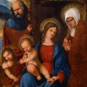 La Sacra Famiglia di Ludovico Mazzolino, tra scimmie e architetture classiche