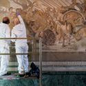 Napoli, partito il complesso restauro del Mosaico di Alessandro alla Battaglia di Isso