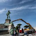 Firenze, parte il restauro-show del David di piazzale Michelangelo