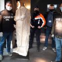 I Carabinieri recuperano in Belgio una scultura del I secolo a.C. rubata a Roma nel 2011