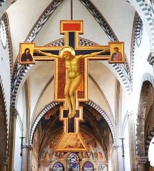 Giotto, the Santa Maria Novella Crucifix: the first real Christ on the Cross in Italian painting