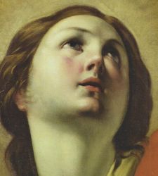 Orazio Riminaldi's study for the Assumption, one of the most beautiful faces of the seventeenth century