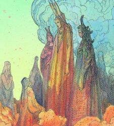 Por primera vez en Florencia, las ilustraciones de la Commedia de Mattotti, Glaser y Moebius 