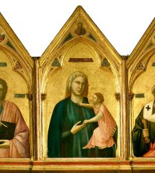 Giotto's work that Dante probably saw: the Badia Polyptych