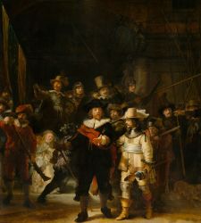 Scoperto il disegno preparatorio sotto la Ronda di notte, capolavoro di Rembrandt
