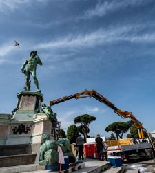 Firenze, entro la fine dell'anno si concluderà il restauro-show del David di Piazzale Michelangelo