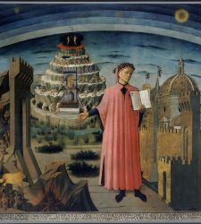 Realizzata un'installazione per vedere da vicino il Ritratto di Dante della Cattedrale di Firenze