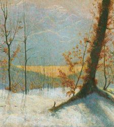 The emotion of winter in eight paintings: the "Winter Poem" by Vittore Grubicy