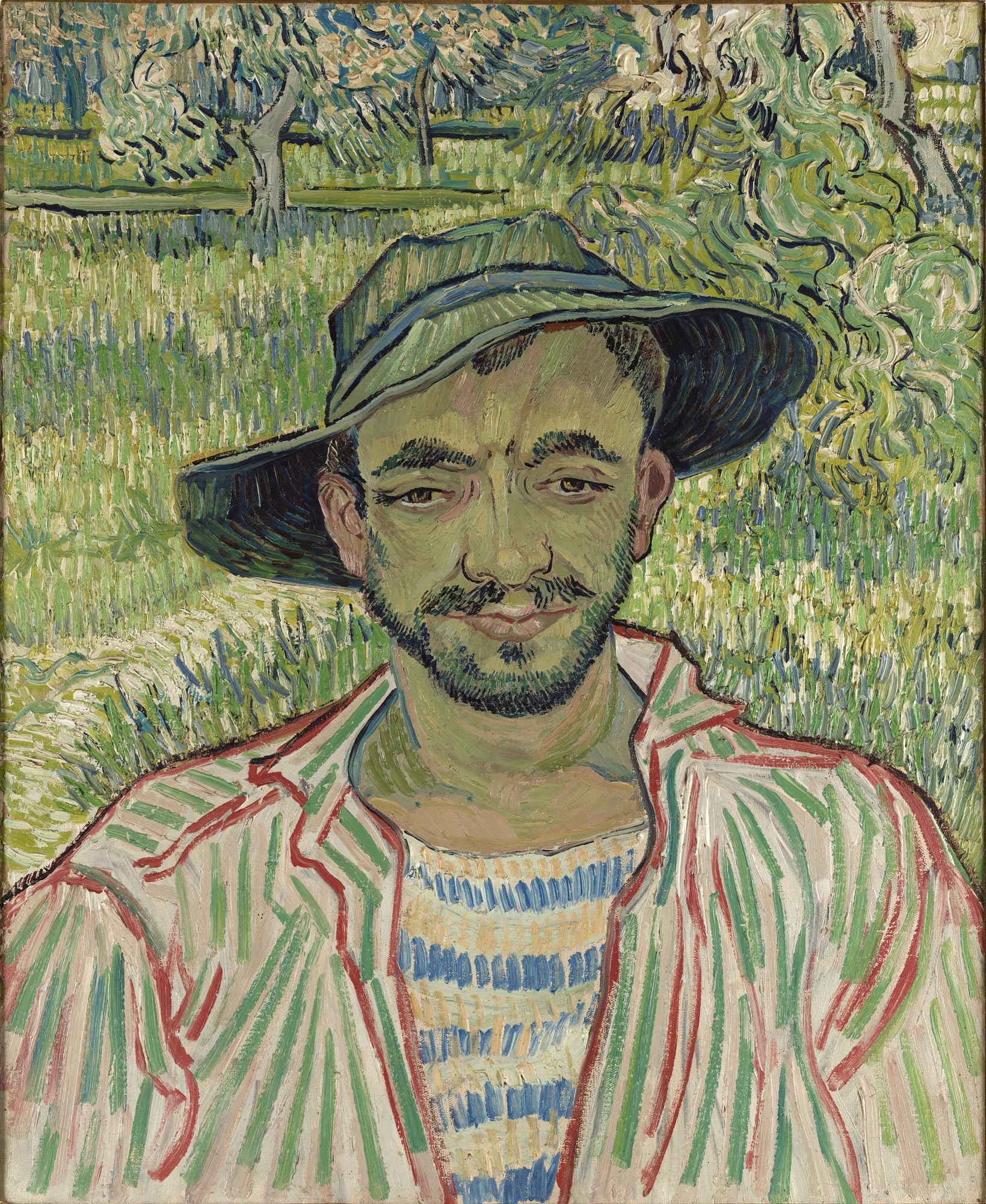 Vincent van Gogh, Giardiniere (settembre 1889; olio su tela, 61 x 50 cm; Roma, Galleria Nazionale d'Arte Moderna e Contemporanea)
