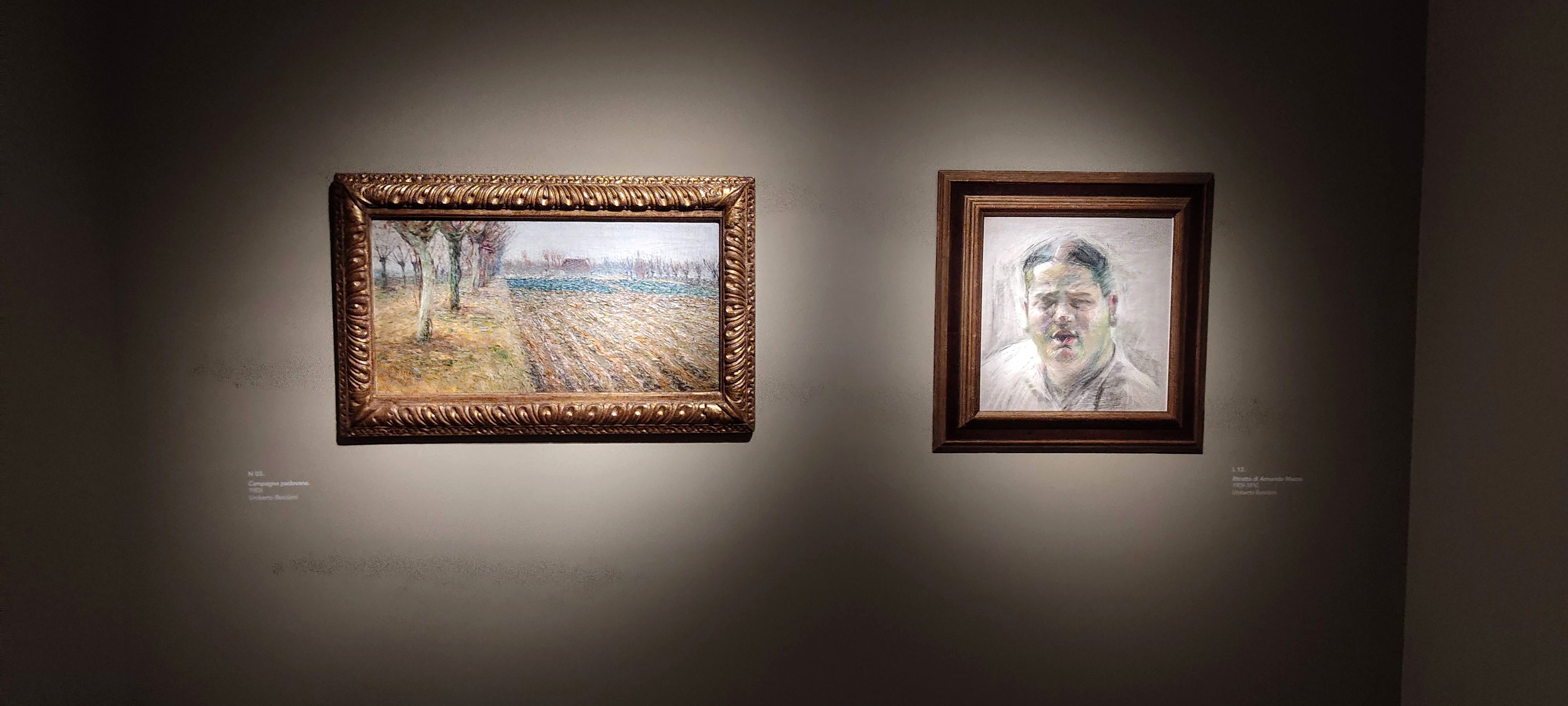 Due dipinti di Umberto Boccioni
