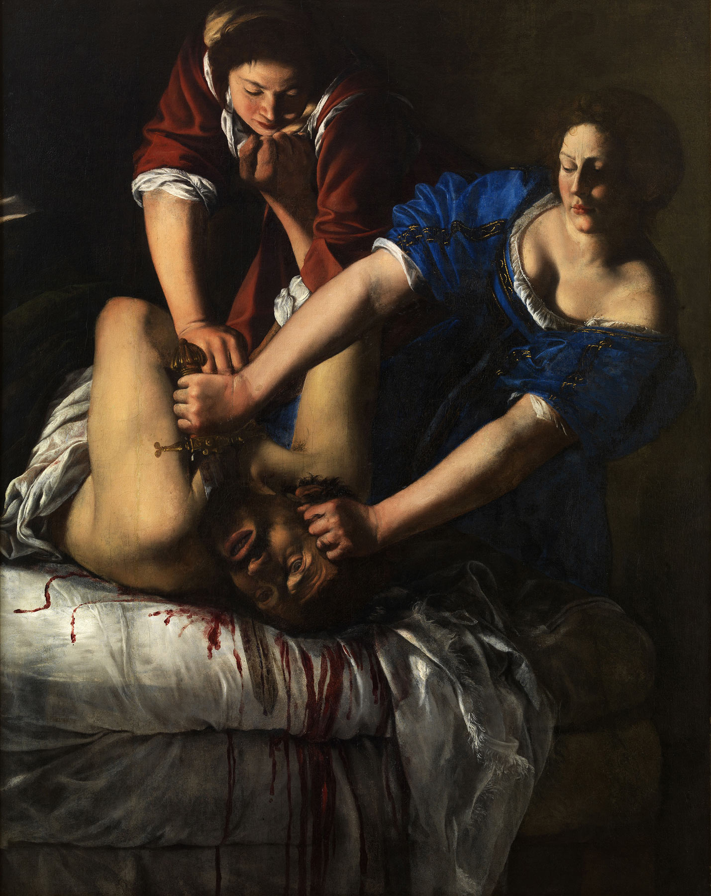 Artemisia Gentileschi, Giuditta decapita Oloferne (1612 o 1617; olio su tela, 159 x 126 cm; Napoli, Museo e Real Bosco di Capodimonte)
 Artemisia Gentileschi, Giuditta decapita Oloferne (1612 o 1617; olio su tela, 159 x 126 cm; Napoli, Museo e Real Bosco di Capodimonte)