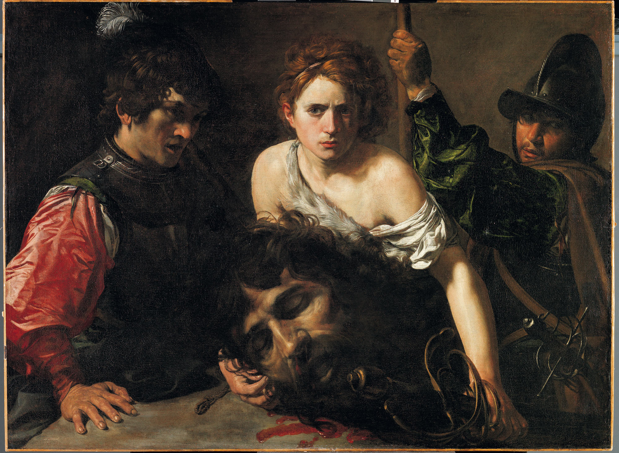 Valentin de Boulogne, David con la testa di Golia (1615-1616 circa; olio su tela, 99 x 134 cm; Madrid, Museo Nacional Thyssen-Bornemisza)
 Valentin de Boulogne, David con la testa di Golia (1615-1616 circa; olio su tela, 99 x 134 cm; Madrid, Museo Nacional Thyssen-Bornemisza)