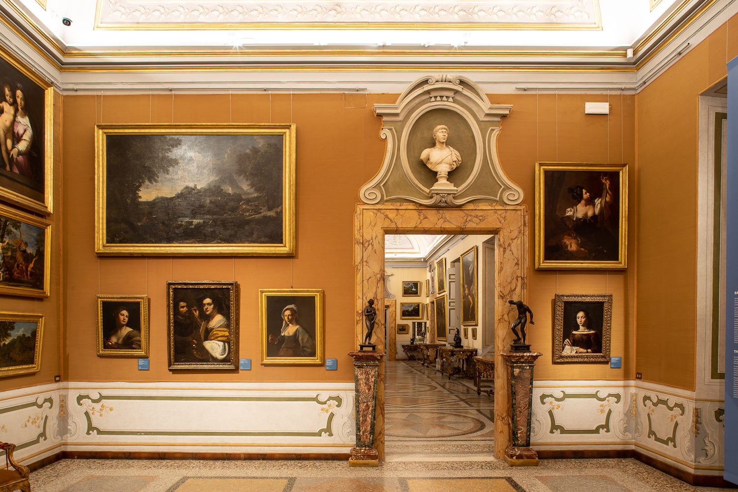 Sala della mostra Plautilla Bricci pittrice e architettrice. Una rivoluzione silenziosa. Foto di Alberto Novelli
