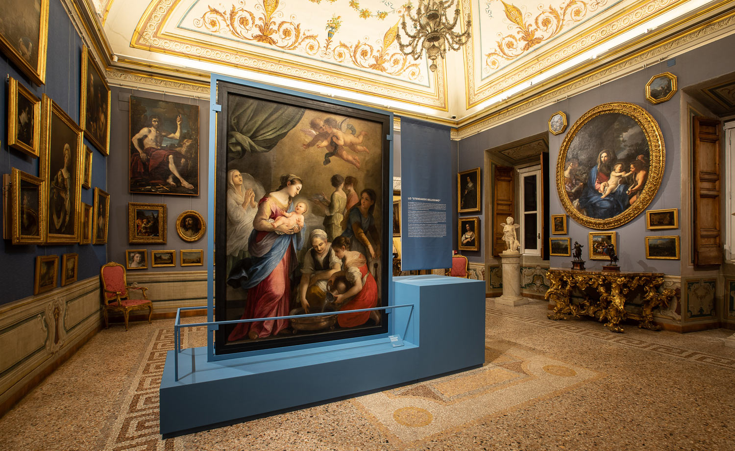 Sala della mostra Plautilla Bricci pittrice e architettrice. Una rivoluzione silenziosa. Foto di Alberto Novelli
