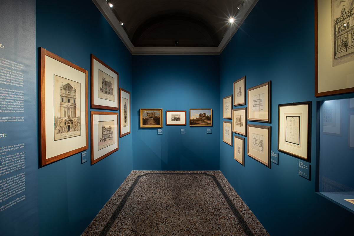 Sala della mostra Plautilla Bricci pittrice e architettrice. Una rivoluzione silenziosa. Foto di Alberto Novelli

