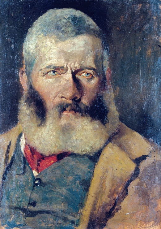 Giovanni Fattori, Buttero (1882 circa; olio su tavola, 40 x 30 cm; Collezione privata)