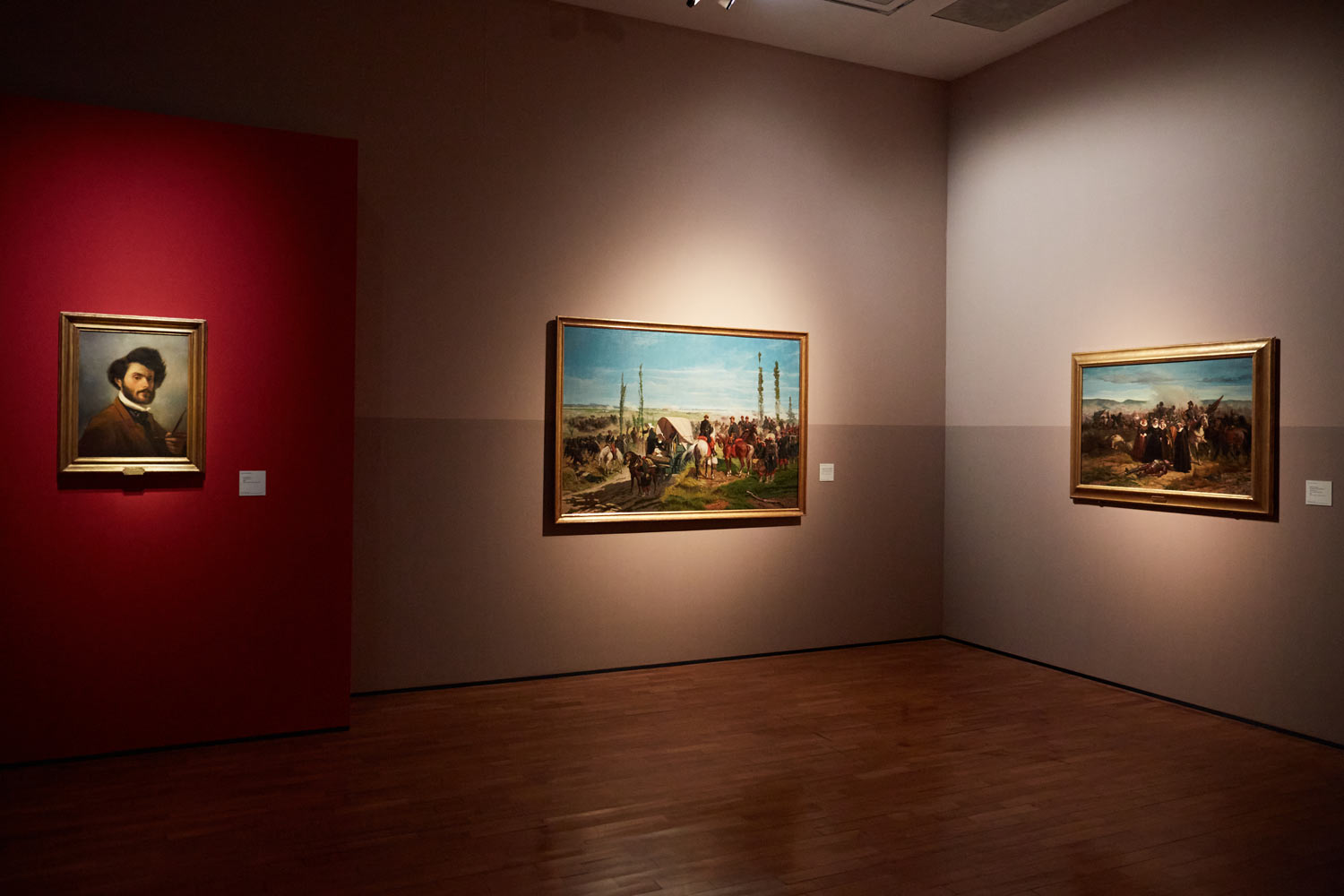 Sala della mostra Fattori. Capolavori e aperture sul '900. Foto di Alessandro Peirone
