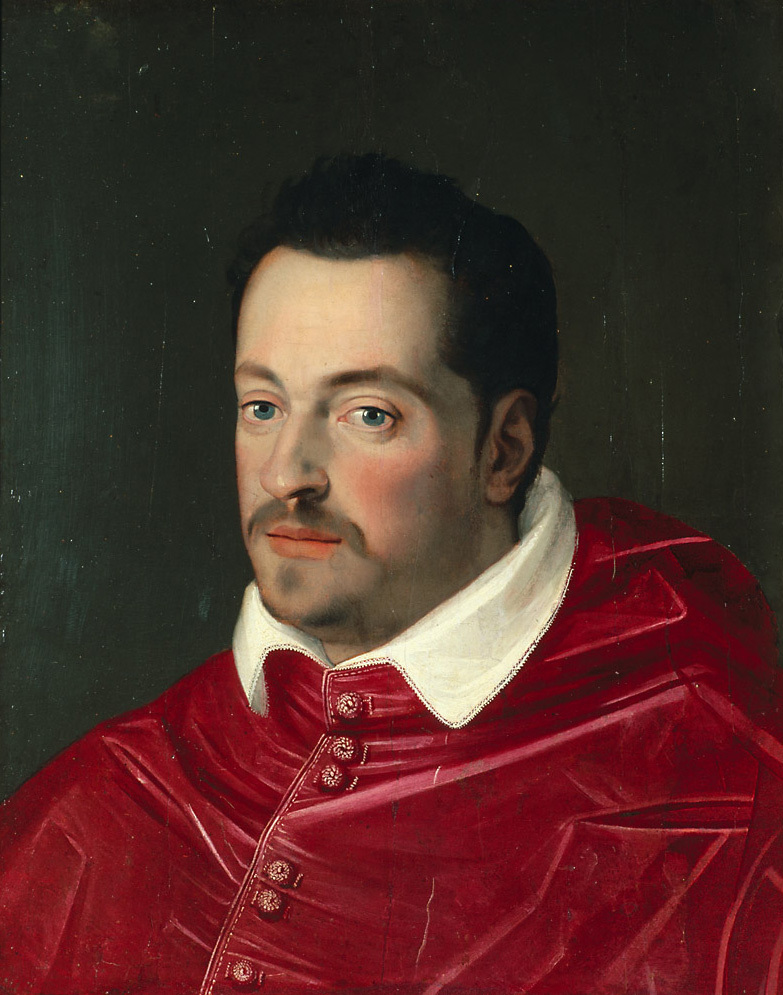 Scipione Pulzone, Ritratto del cardinale Ferdinando de' Medici (1585 circa; olio su tavola, 57 x 45,5 cm; Vienna, Kunsthistorisches Museum)
