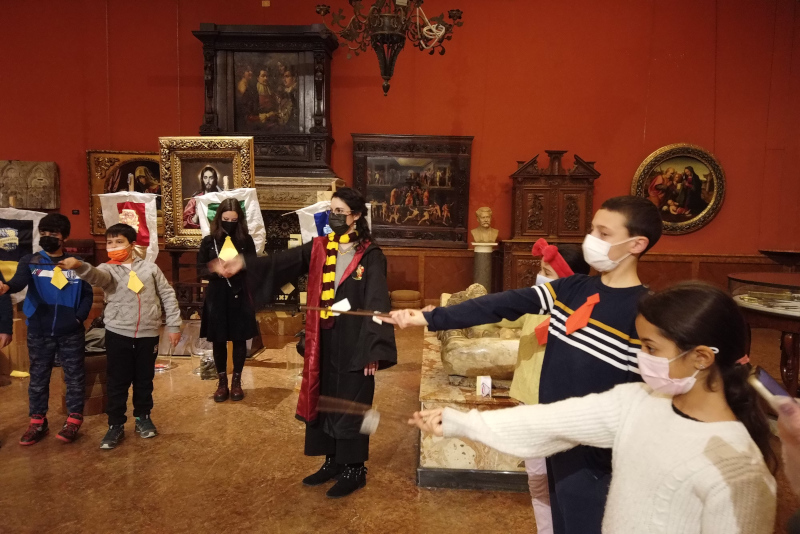 Bambini alle attività dei Musei Civici di Reggio Emilia
