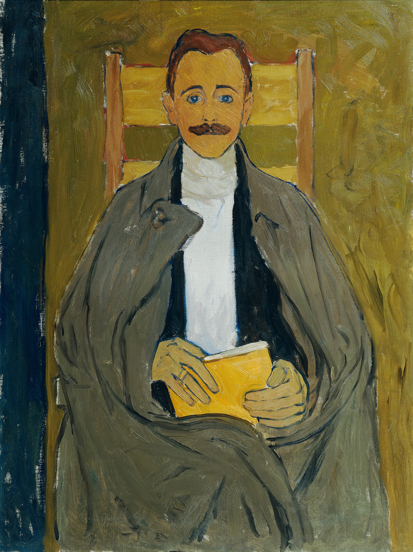 Koloman Moser, Rudolf Steindl, Il cognato dell’artista (1910 circa; olio su tela, 100 × 75 cm; Vienna, Belvedere, inv. 6227)
