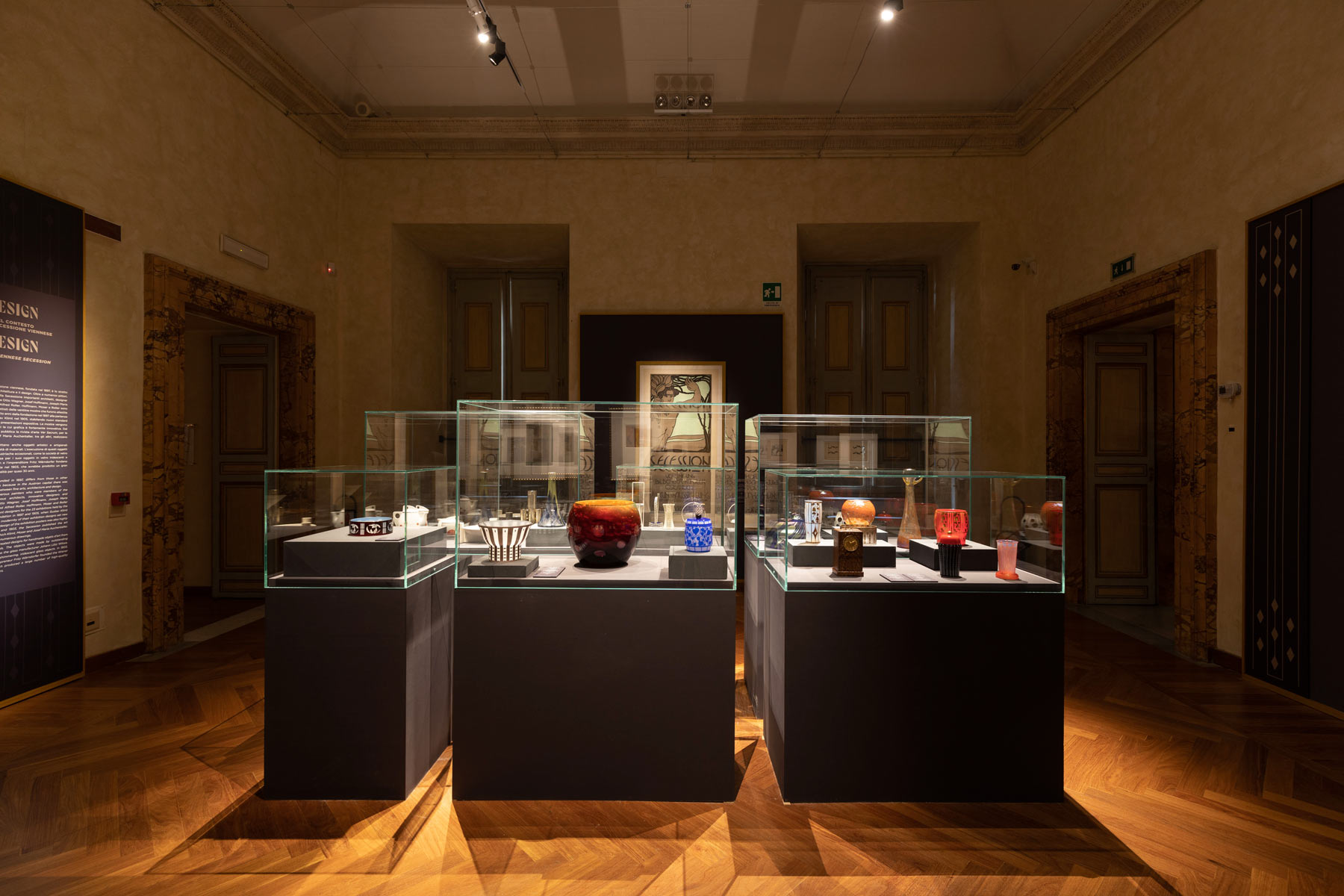 Sala della mostra Klimt. La secessione e l'Italia 
