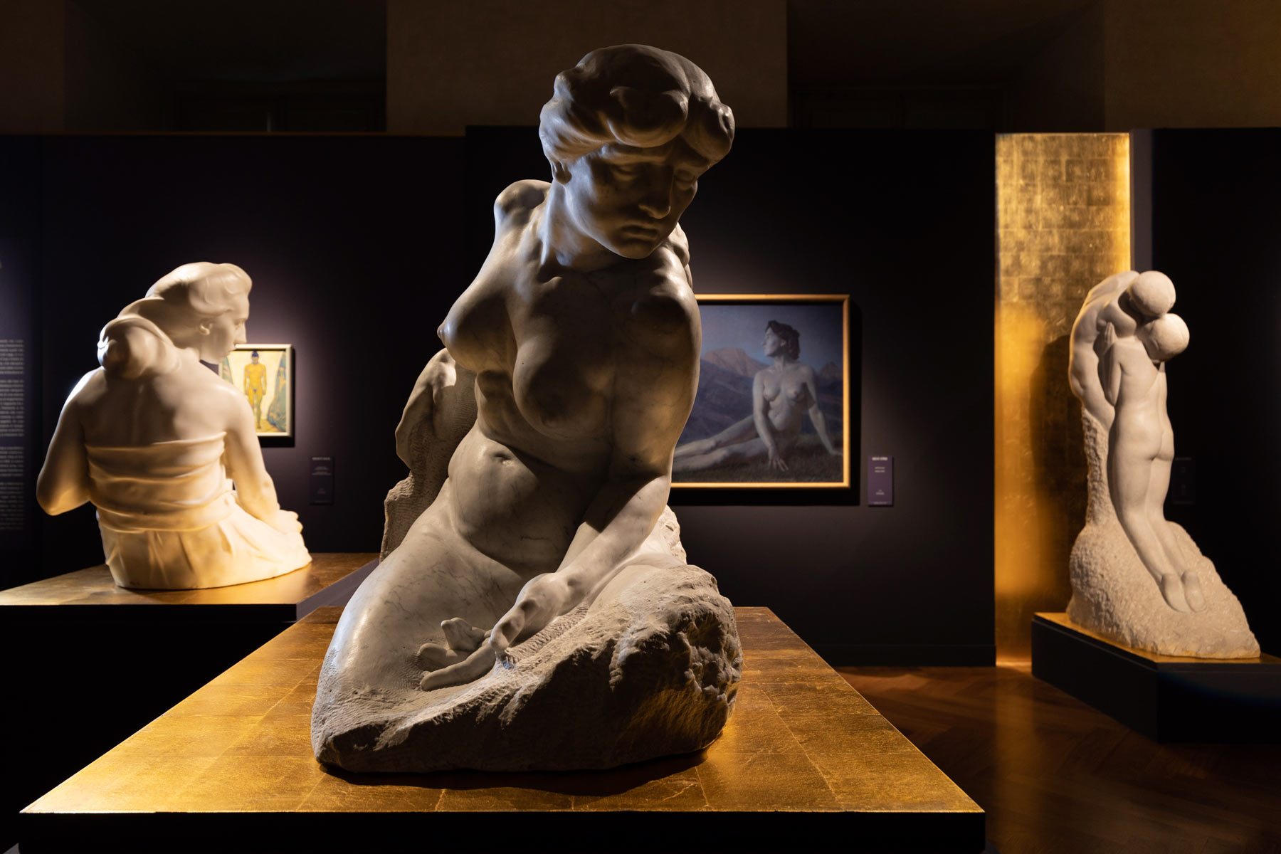 Sala della mostra Klimt. La secessione e l'Italia 
