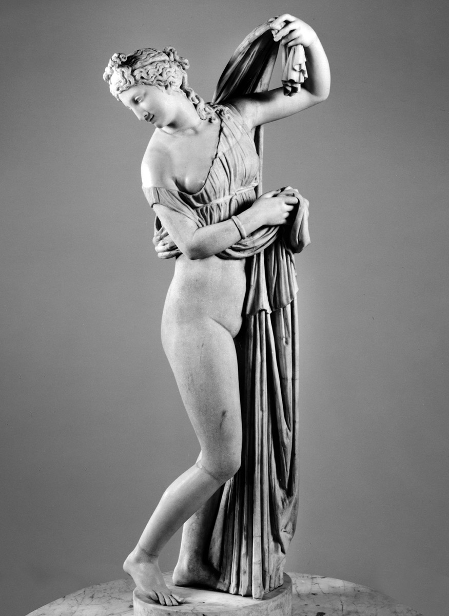Venere Callipige (II secolo; marmo, altezza 160 cm; Napoli, Museo Archeologico Nazionale)
