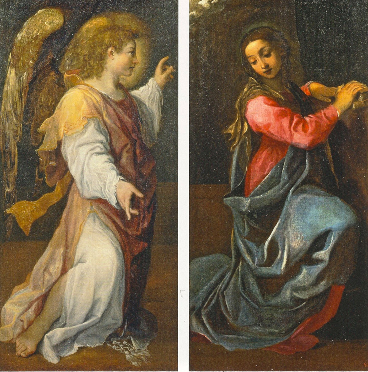 Annibale (o Ludovico ?) Carracci, Annunciazione (1588; Bologna Pinacoteca Nazionale)
