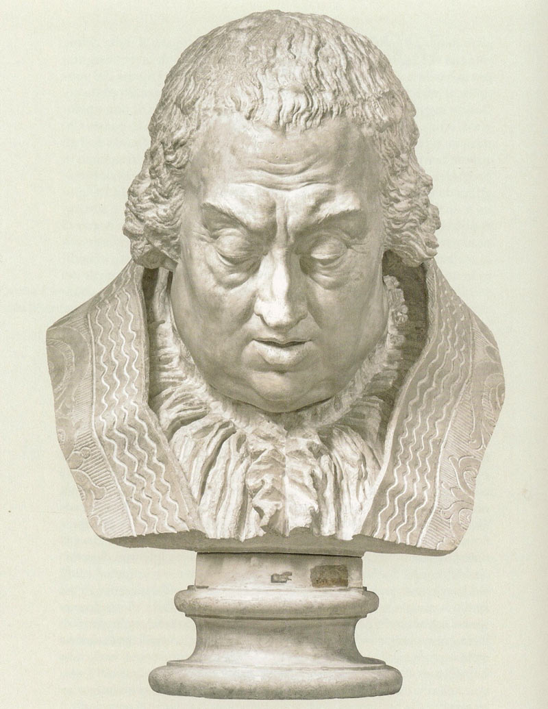Antonio Canova. Testa del Papa Clemente XIII (Carlo Rezzonico) (1783-1792). Gesso al vero dall'originale del monumento funebre del Pontefice, realizzato dal 1783 al 1792 in San Pietro a Roma.
