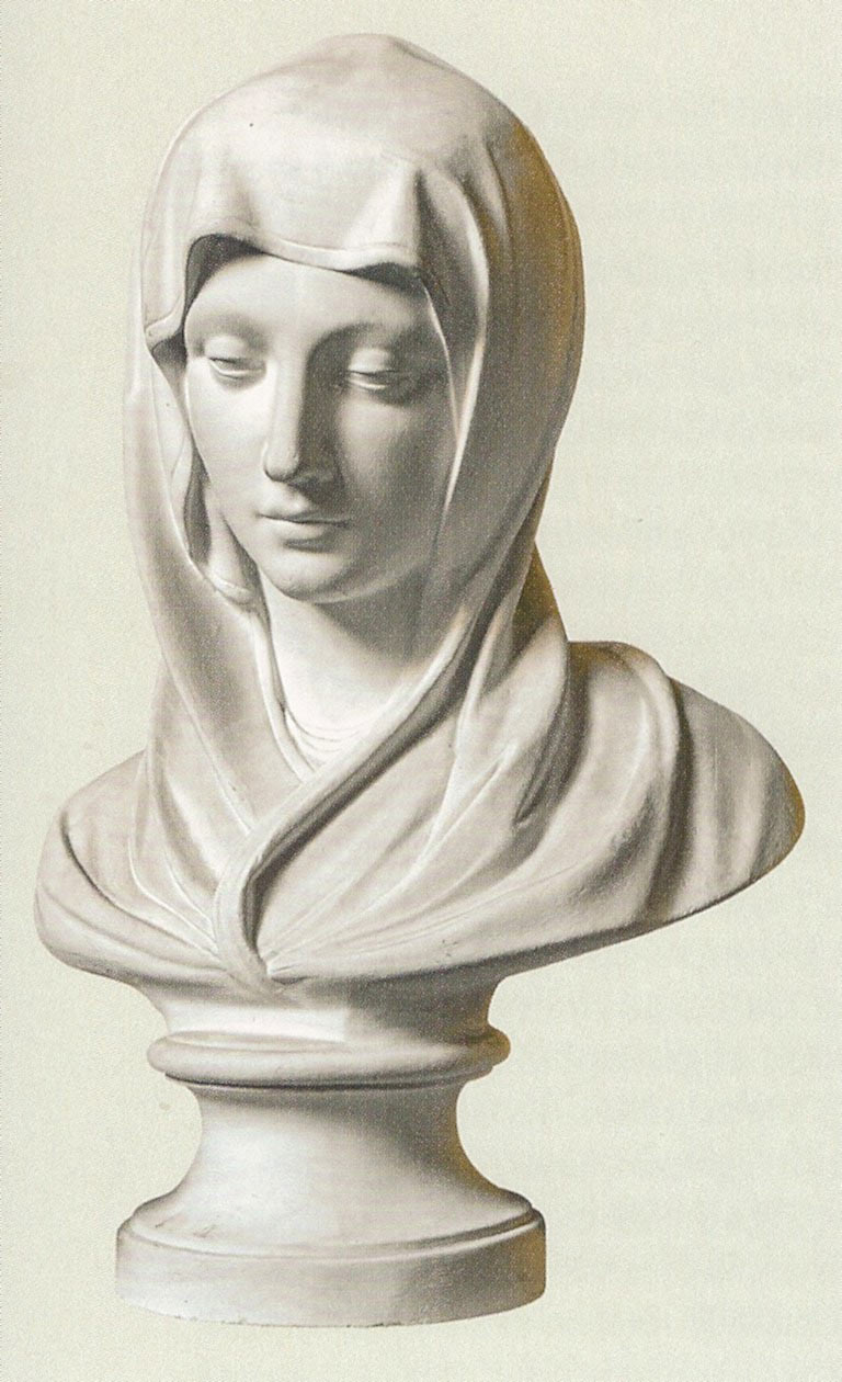 Antonio Canova (da), L'Annunziata (Testa di Vergine Maria) (gesso; Cento, Basilica di San Biagio)
