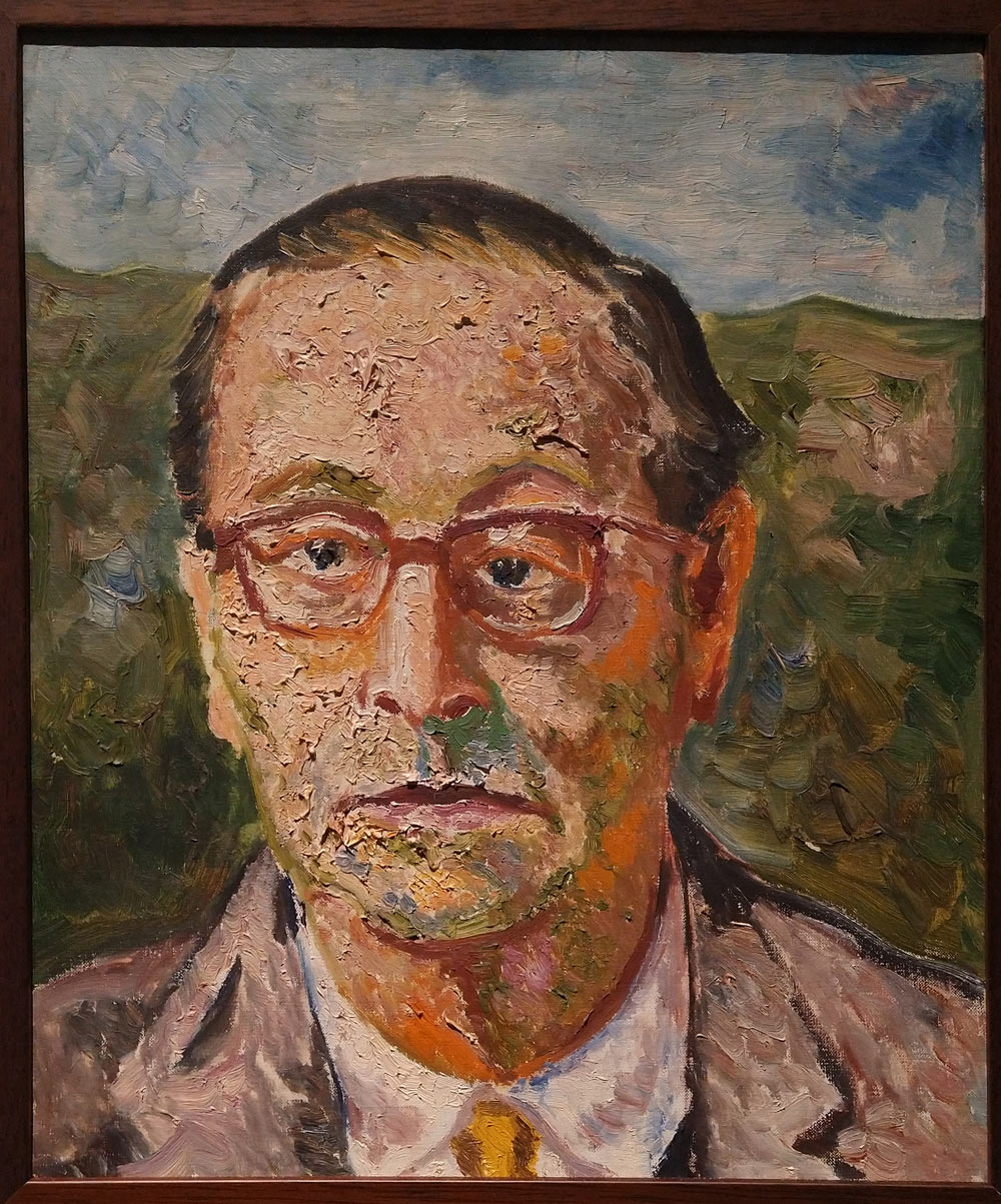 Carlo Levi, Carlo Ludovico Ragghianti (1969; olio su tela, 46 x 38 cm; Roma, Fondazione Carlo Levi)
