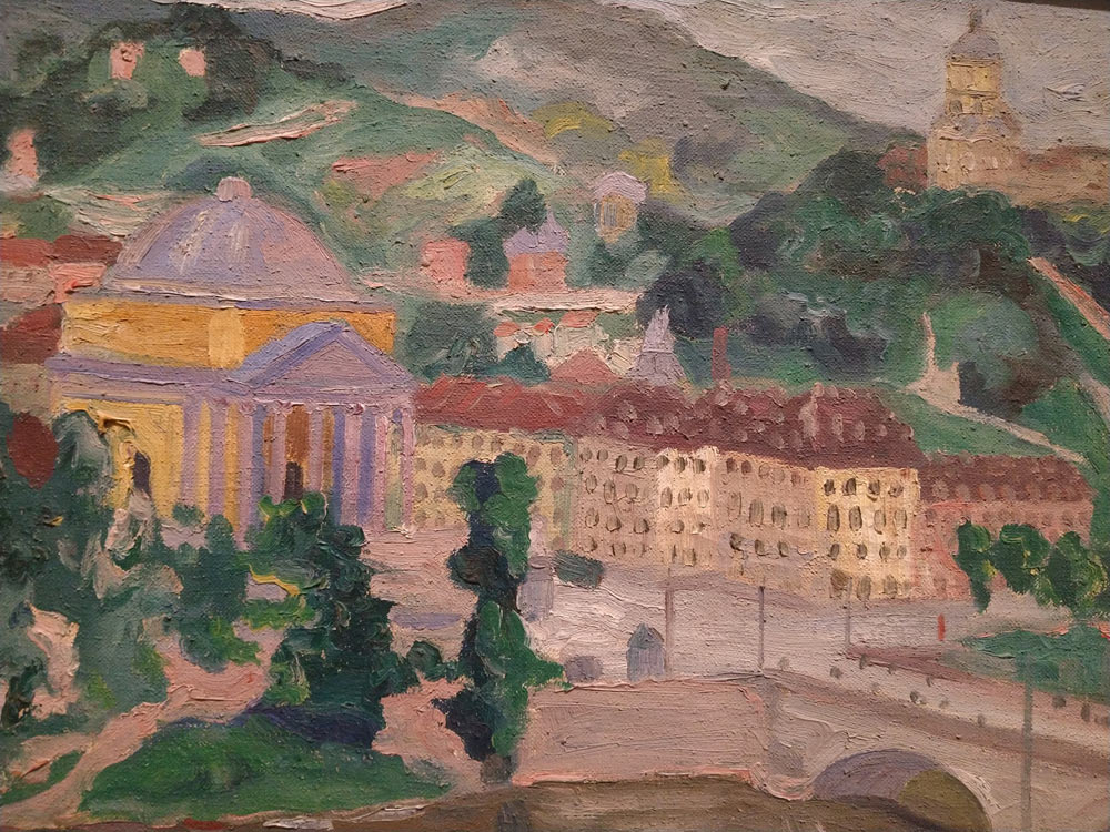 Carlo Levi, La Gran Madre (1933; olio su tela, 50 x 65 cm; Roma, Fondazione Carlo Levi)
