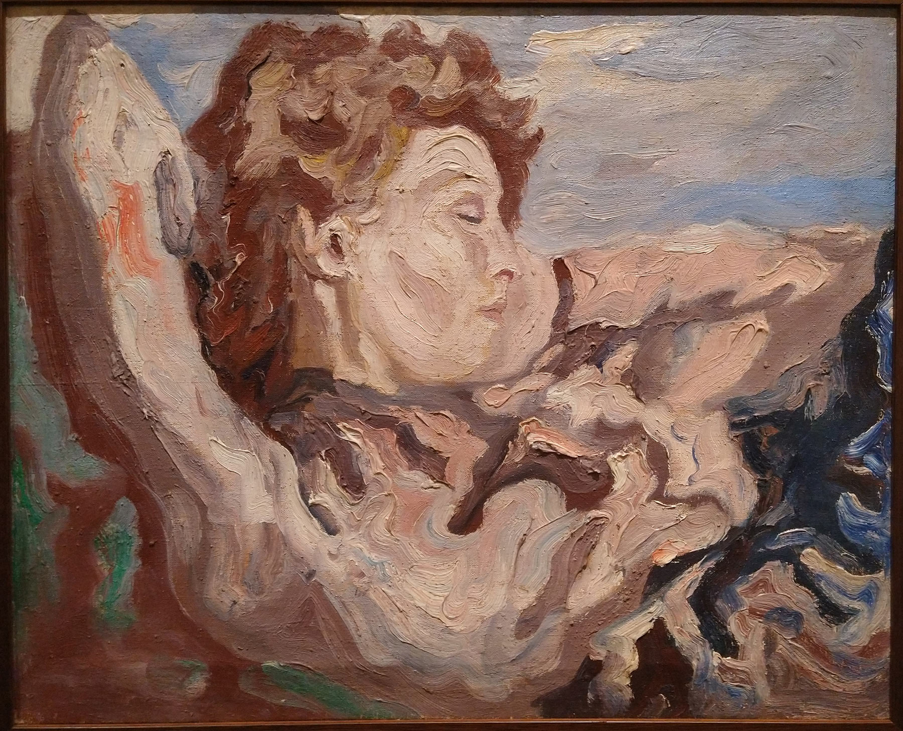 Carlo Levi, Paola dormiente (1937; olio su tela, 50 x 60,5 cm; Roma, Fondazione Carlo Levi)
