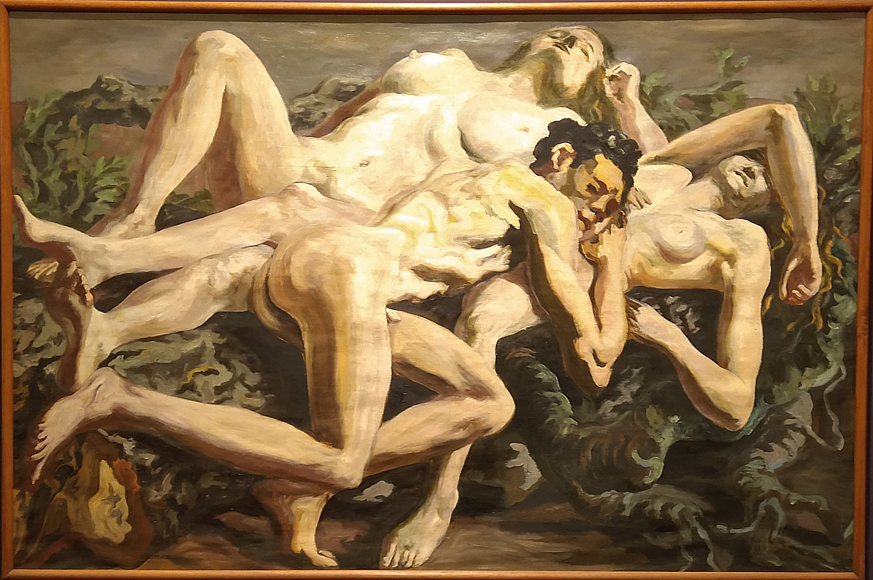 Carlo Levi, Tre nudi (1938; olio su tela, 96,5 x 146 cm; Roma, Fondazione Carlo Levi)
