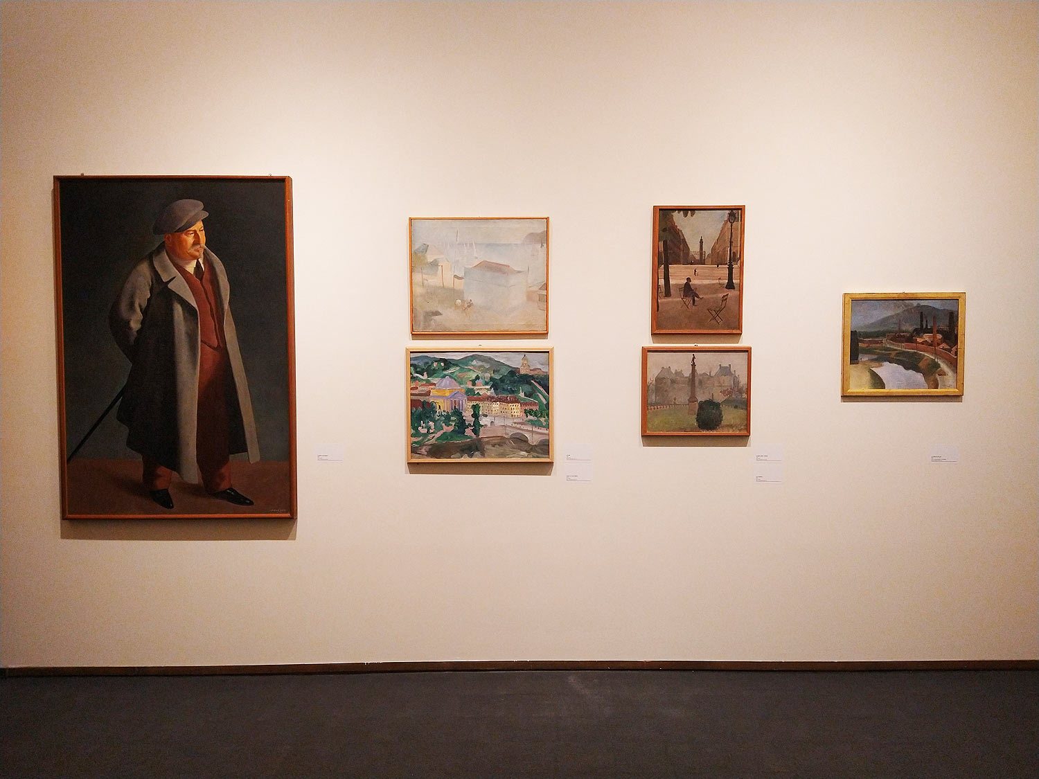 Sala della mostra Levi e Ragghianti. Un'amicizia fra pittura, politica e letteratura
