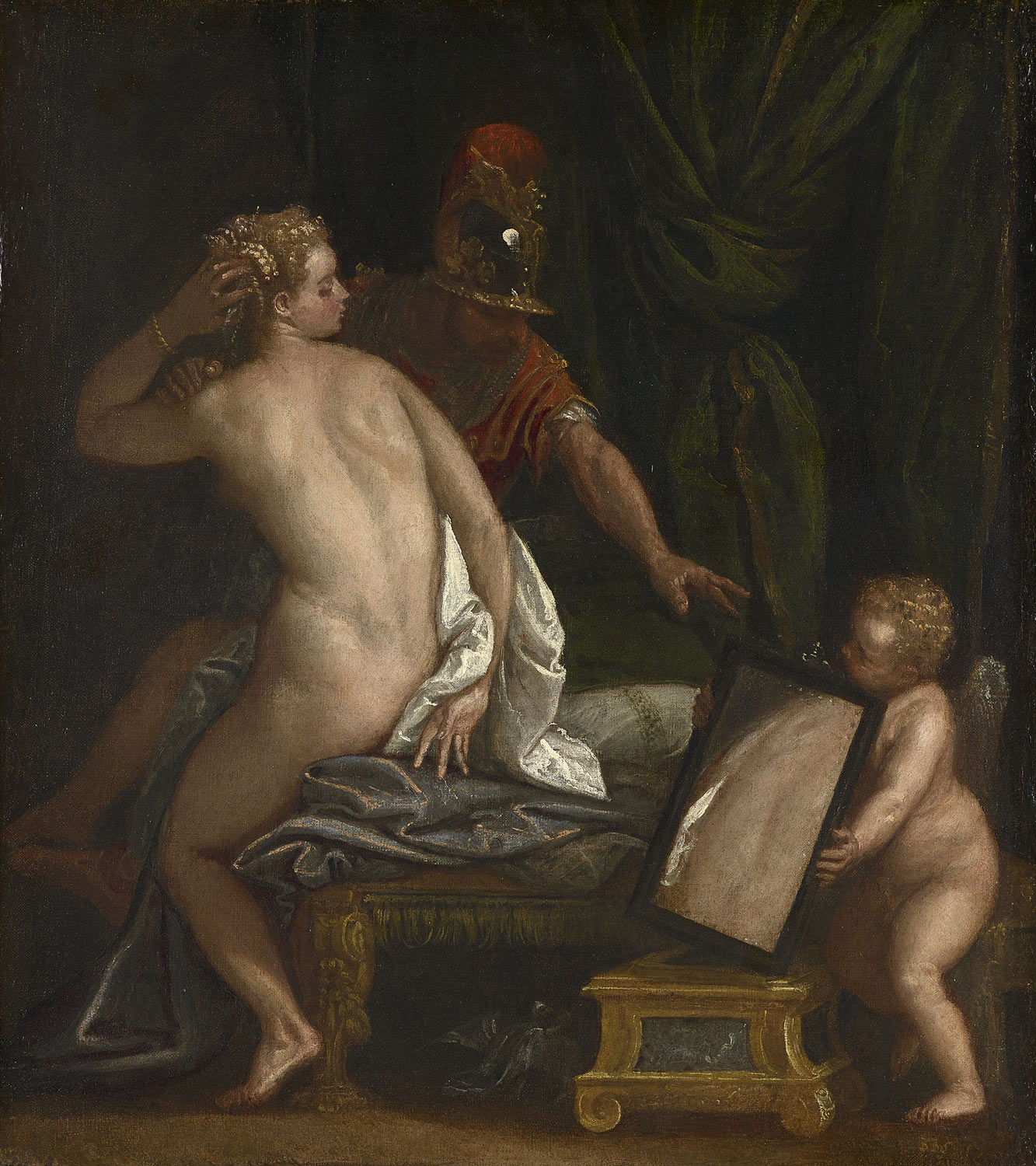 Bottega del Veronese, Marte e Venere (1580 circa; olio su tela, 61,9 x 55,8 cm; Hillsborough, Royal Collection)
 Bottega del Veronese, Marte e Venere (1580 circa; olio su tela, 61,9 x 55,8 cm; Hillsborough, Royal Collection)