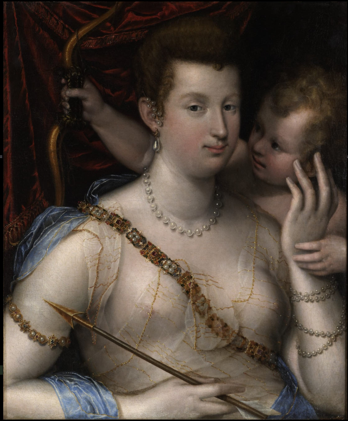 Lavinia Fontana, Venere e Cupido (1592; olio su tela, 75 x 60 cm; Rouen, Musée des Beaux-Arts)
 Lavinia Fontana, Venere e Cupido (1592; olio su tela, 75 x 60 cm; Rouen, Musée des Beaux-Arts)