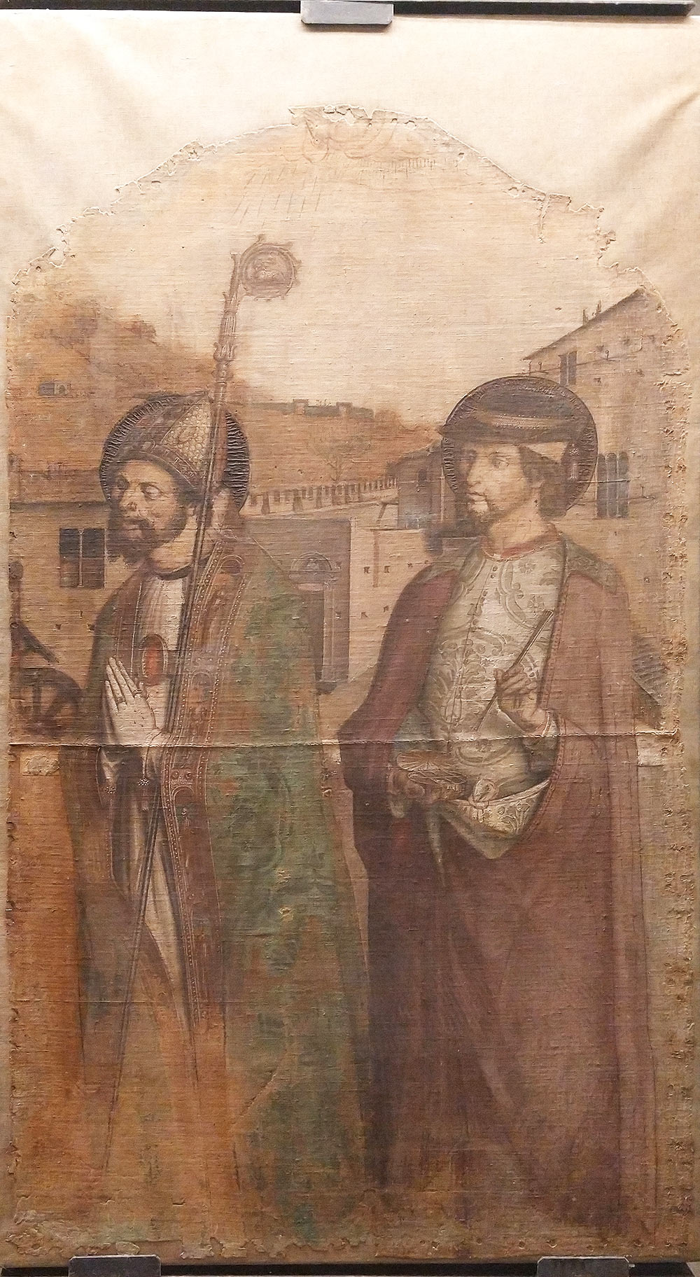 Santo vescovo e san Pantaleo
