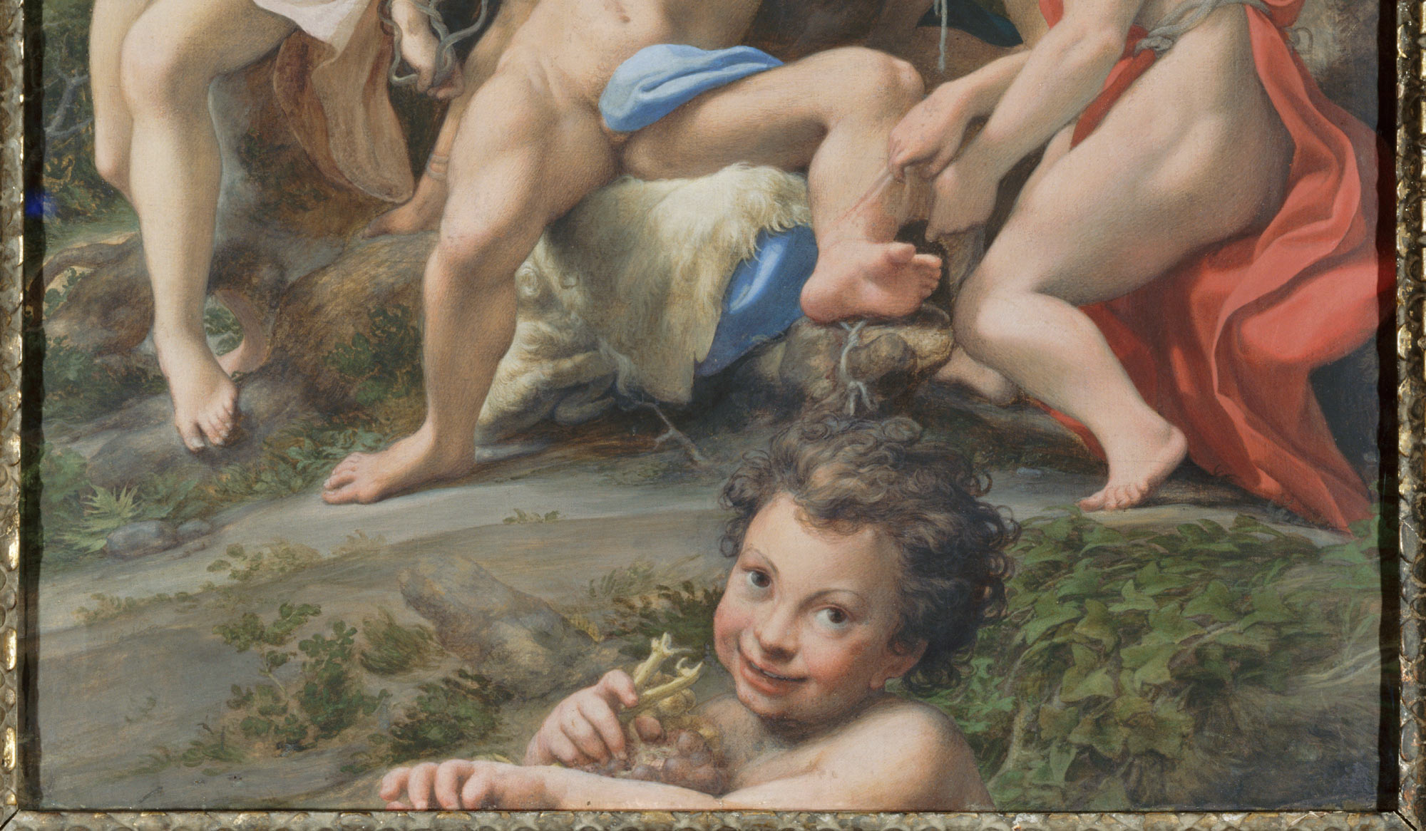 Correggio, Allegoria del Vizio o dell'Insipienza, particolare inferiore.
