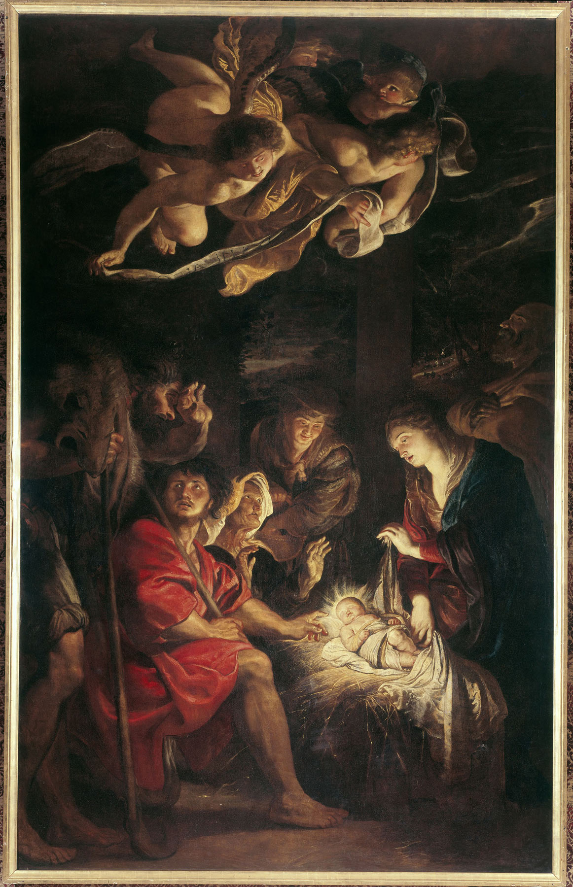 Pieter Paul Rubens, Adorazione dei pastori (1608; olio su tela, 300 x 192 cm; Fermo, Pinacoteca Civica)
 Pieter Paul Rubens, Adorazione dei pastori (1608; olio su tela, 300 x 192 cm; Fermo, Pinacoteca Civica)