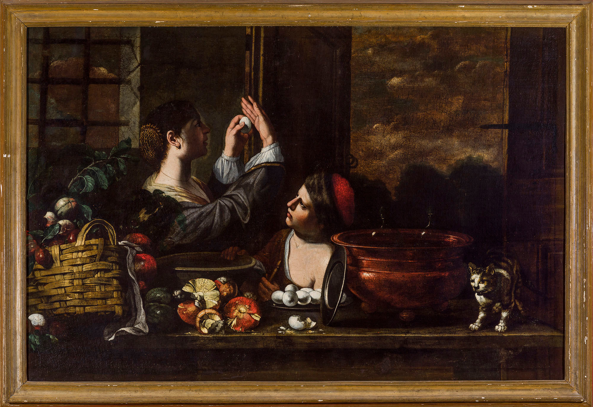 Pietro Paolini e Simone del Tintore, Compratrici di uova (1670-1675; olio su tela, 133 x 193 cm; Lucca, Collezione privata)
 Pietro Paolini e Simone del Tintore, Compratrici di uova (1670-1675; olio su tela, 133 x 193 cm; Lucca, Collezione privata)