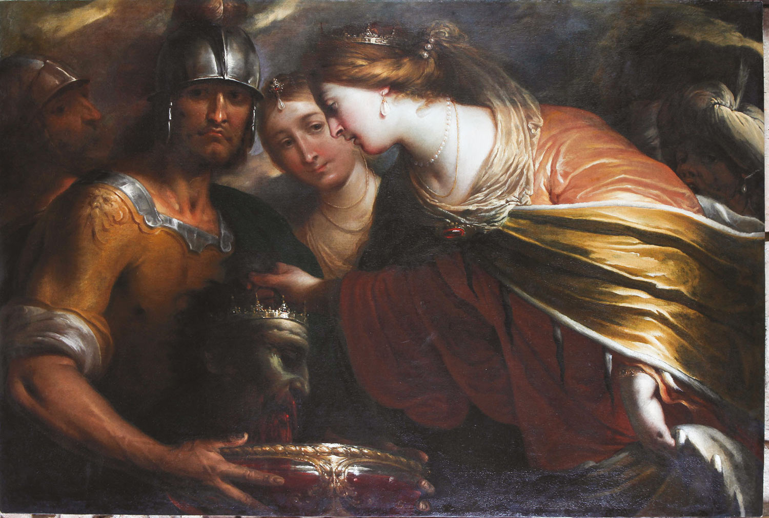 Pietro Ricchi detto Il Lucchese, La regina Tomiri con la testa di re Ciro (1650-1655 circa; olio su tela, 100 x 140,5 cm; Ro Ferrarese, Fondazione Cavallini Sgarbi)
 Pietro Ricchi detto Il Lucchese, La regina Tomiri con la testa di re Ciro (1650-1655 circa; olio su tela, 100 x 140,5 cm; Ro Ferrarese, Fondazione Cavallini Sgarbi)