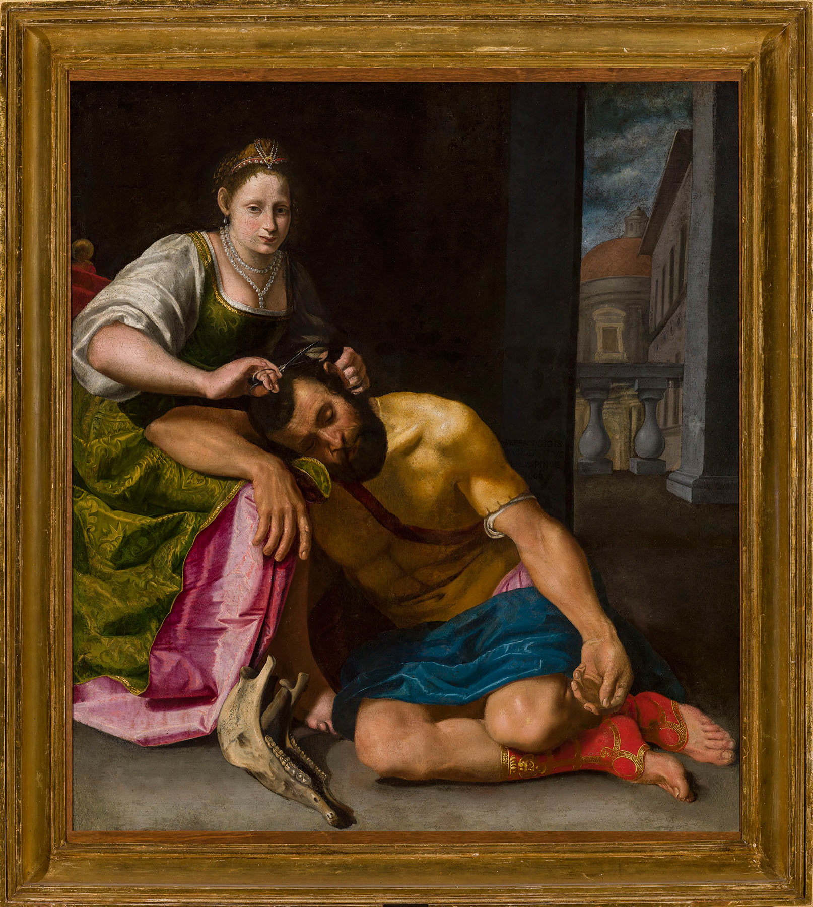 Pietro Sigismondi, Sansone e Dalila (1606; olio su tela, 152 x 132 cm; Lucca, Banca del Monte di Lucca)
 Pietro Sigismondi, Sansone e Dalila (1606; olio su tela, 152 x 132 cm; Lucca, Banca del Monte di Lucca)