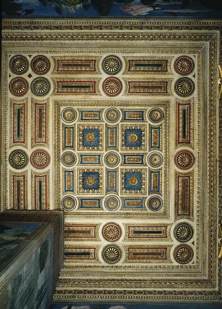 Cappella dei Magi, il soffitto dell'aula. Foto Palazzo Medici Riccardi
