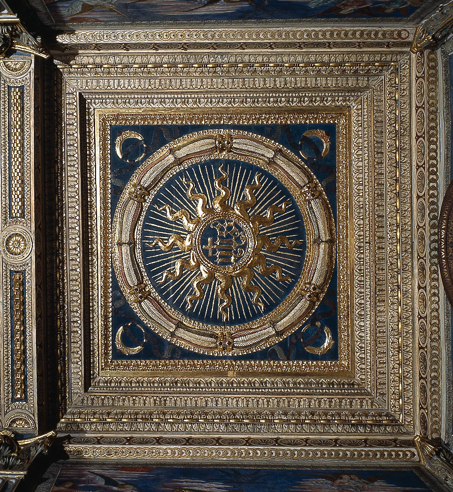 Cappella dei Magi, il soffitto della scarsella. Foto Palazzo Medici Riccardi
