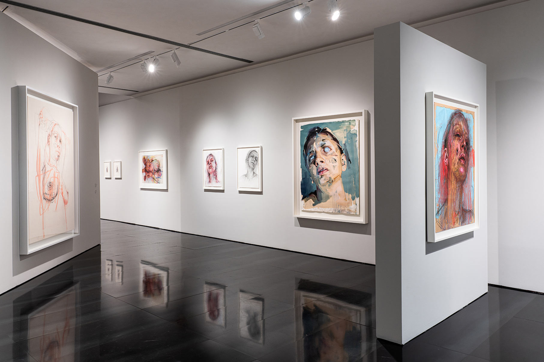 Allestimenti della mostra Jenny Saville
