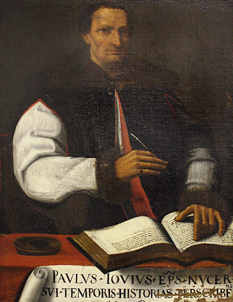 Artista ignoto, Ritratto di Paolo Giovio (seconda metà del XVI secolo; olio su tela; Como, Pinacoteca Civica)
