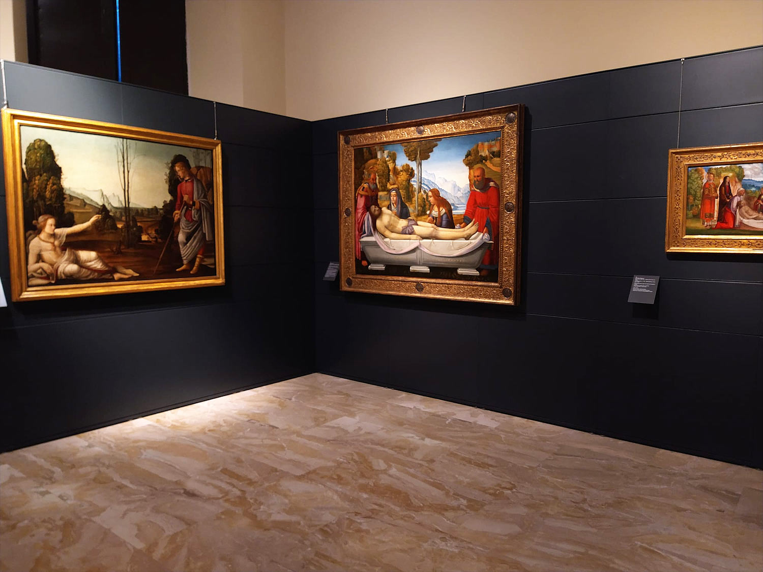 Sala della mostra Giorno per giorno nella pittura. Federico Zeri e Milano
